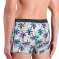 thumbnail image 4 of Kdxio Men's Boxer Briefs with Palm Leaves Print - Comfortable and Breathable Underwear for Everyday Wear, 4 of 7