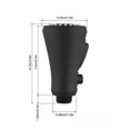 thumbnail image 1 of Tire hacia abajo el reemplazo de la cabeza del grifo de la cocina, la cabeza del rociador del grifo de la cocina de 3 funciones saca la cabeza del rociador, 1 of 2