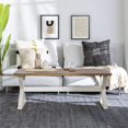 thumbnail image 4 of Robin 48" X-Jambe Table Basse en Bois Massif en Chêne Rustique/blanc, 4 of 7