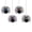 A001- Style A, variant on Halloween Decorations, Honeycomb Decorations, Hanging Halloween Decorations, Halloween Ceiling Decorations, Spooky Halloween Decor, 4 Pack 3D Purple Black Bat Honeycomb Hanging