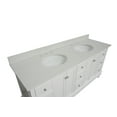 thumbnail image 5 of Bella 72" Double Bathroom Vanity with White Cabinet and Quartz Top, 5 of 6