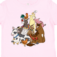 thumbnail image 4 of Inktastic Happy Farm Animals Boys or Girls Toddler T-Shirt, 4 of 5