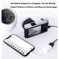 thumbnail image 3 of USB-C to USB Camera Adapter, USB 3.0 OTG Cable for iPhone/iPad to Connect Card Reader, USB Flash Drive, U Disk, Keyboard, Mouse, Hubs, MIDI, Plug & Play, 3 of 7