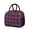 Purple and Black, variant on Yellow and White Checkered Pattern Insulated Leakproof Lunch Box for Work, Lunch Bag for Women Men, Loncheras Para Mujer for Beach Travel Picnic Camping