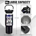 thumbnail image 4 of Gamer Gifts for Men Boys, 30 oz Tumbler with Handle and Flip Straw, Vacuum Insulated Water Bottle Stainless Steel, Leak Proof Travel Coffee Mug, Video Games Gamers Gifts from Daughter Son Kids Wife, 4 of 6