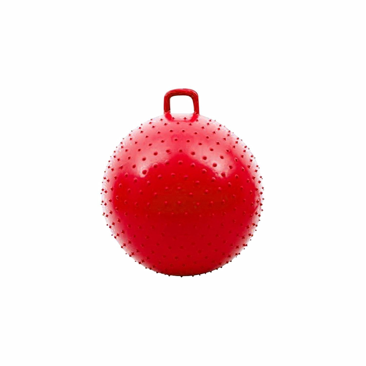 red bouncy ball with handle