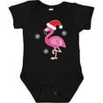 thumbnail image 3 of Inktastic Christmas Holiday Cute Flamingo Girls Baby Bodysuit, 3 of 5