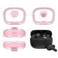 thumbnail image 6 of Earphone Case Covers For Beam/vibe Beam 2/Vibe 200TWS With Carabiner & Holder Transparent Tpu Protective Cover With Lock Clip Lightweight Headphone Sleeve For Sports Travel Daily Use(pink), 6 of 10