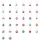 thumbnail image 4 of Collar colgante de la bandera, colgante de la bandera nacional, collar patriótico de la bandera del país, colgante de los fanáticos del fútbol, ​​colgante de la bandera nacional, 4 of 8