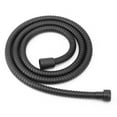 thumbnail image 6 of 1.5m Shower Hoses for Handheld Shower Head Hand Held Showerhead Hose Replacement Anti-twist Ultra-flexible Stainless Steel Water Pipe Matte Black, 6 of 9