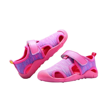 

hoksml Girls Sandals Toddler Infant Kids Baby Girls And Boys Summer Sandals Beach Shoes Wading Shoes Clearance