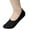 Black-5 Pairs, variant on Choice Unisex Non-Slip Cotton Loafer Socks, White (5 Pack)