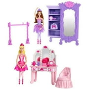 Barbie - Mattel Barbie Pink Shoes Small Doll And Furnitu