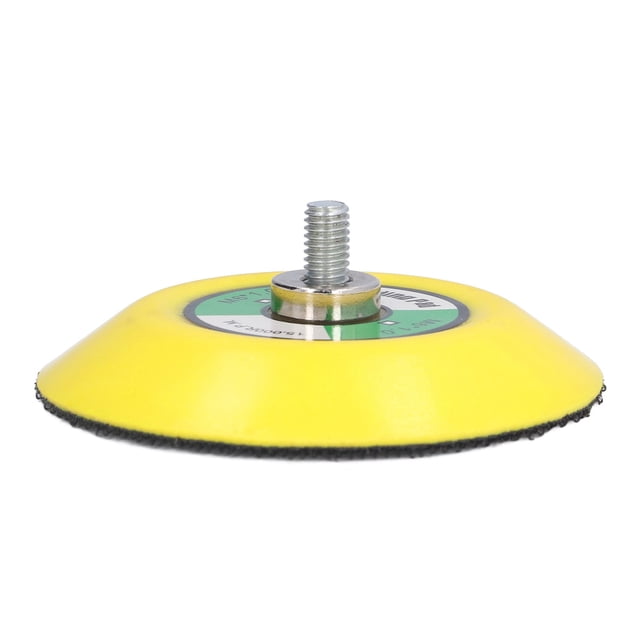 Hook And Loop Backing Plate, Fast Oscillation Speed Steel Struts Air Sander Backing Pad Withstand High Frequency Flexible Or Rigid For Woodworking For Sanding 2in M6x1 Thread