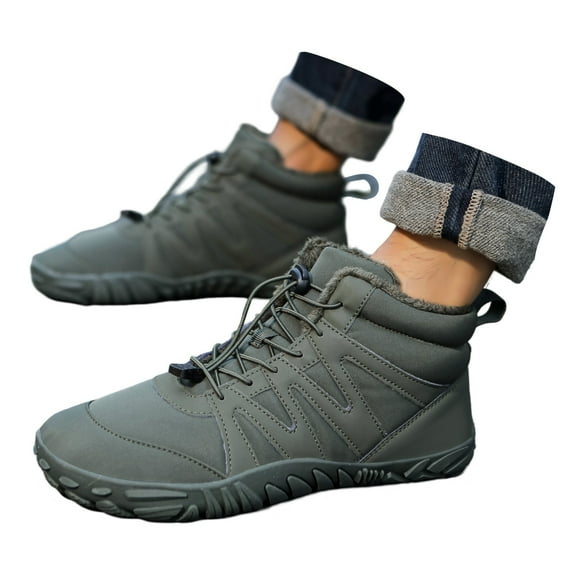 Xiaoxatg Women's Boots Couples Winter Lace Up Boots Warm Comfortable Footwear Ideal for Men and Women 11.5 Army Green