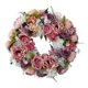 thumbnail image 1 of de flores de peonía artificial grande de 20 "para puerta de Peonías rosas con Puerta de bienvenida floral de granja p Colcomx Corona de puerta de entrada rosa de 50 cm, 1 of 8