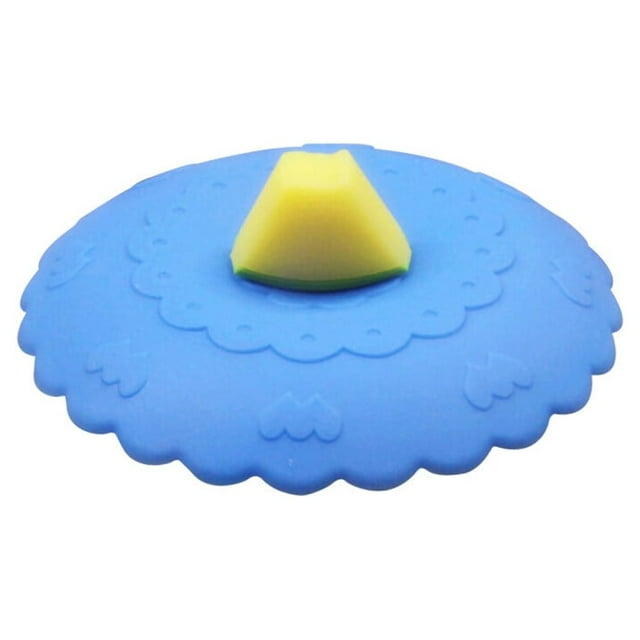 Couvercle de Tasse en Silicone Dessin Animé Bouchon de Bouteille Réutilisable Étanche Bouchon Anti-Poussière, Type 1