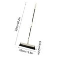 thumbnail image 5 of Cinvoph Floor Squeegee Heavy Duty Besom for Floor, Non-stick Rubber Broom with Long Handle for Shower Glass, Window Cleaning Bathroom Tile, Garage Concrete, Gray, 5 of 5