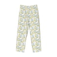 thumbnail image 6 of Uemuo Moon And Rabbit Pattern Men's Wide Leg Palazzo Lounge Pants with Pockets Light Weight Loose Comfy Casual Pajama Pants-Medium, 6 of 9