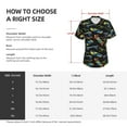 thumbnail image 4 of Vsdgher Colorful Skateboard Women Shirts V Neck Short Sleeve Tops T-Shirt Basic Tees, S to 3XLMedium, 4 of 5