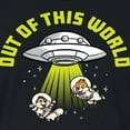 thumbnail image 3 of Mickey & Friends - Ufo Out Of This World - Juniors Cropped Cotton Blend T-Shirt, 3 of 5