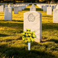 thumbnail image 6 of Artificial Cemetery Flowers for Grave, Realistic UV Resistant Memorial Day Silk Rose Flower with Vase, Cemetery Decorations for Outdoor Honoring Loved Ones, 6 of 6