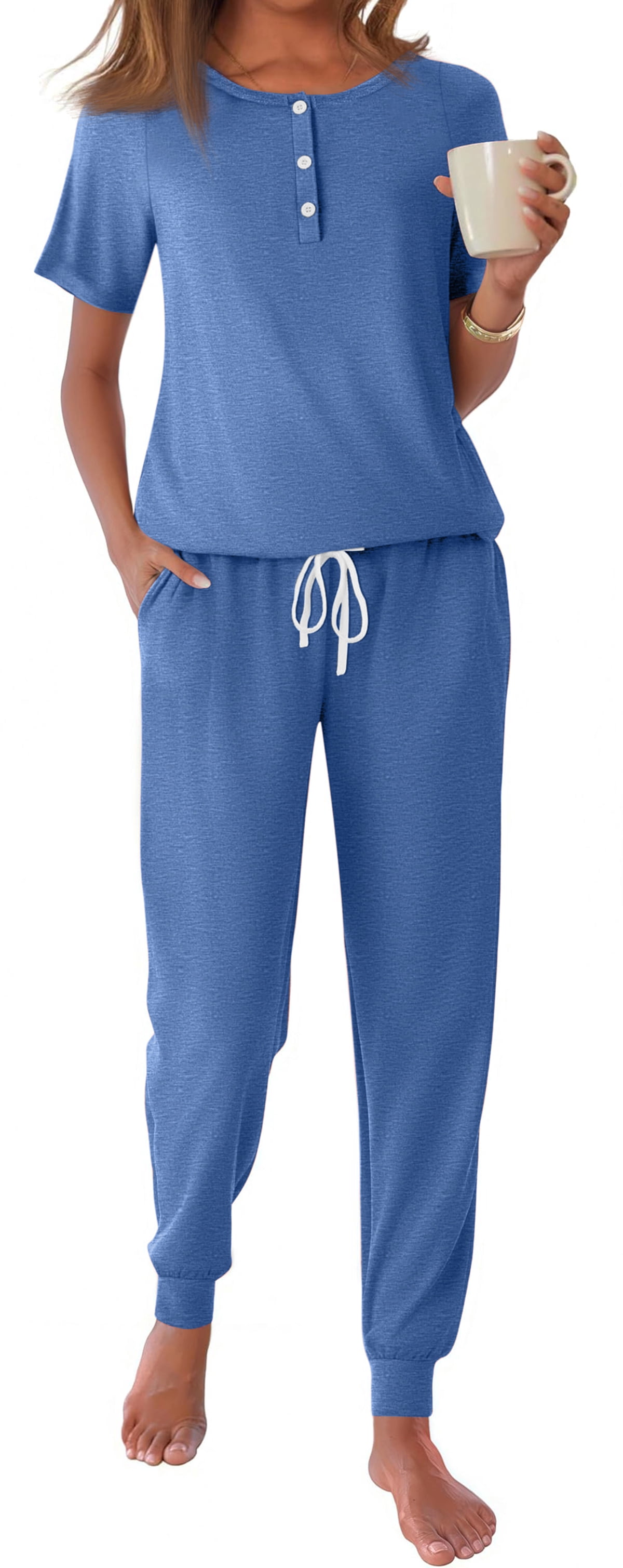Hello Mello Signature Lounge Top and Pants, 2-Piece Pajama Set