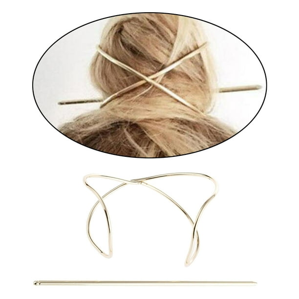 Pasador para el cabello Macarena Pinza para hacer moños con cola de caballo