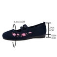 thumbnail image 5 of ibiyuan Wide Toe Box Shoes Women Mesh Knitted Women's Walking Shoes Adjustable Upper Closed Toe on Women's Sneakers Casual Hands Free Mary Jane Shoes Women Foam Shoes, 5 of 8