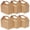 Pop-up Brown-1 Count (Pack of 25), variant on 50 Rainbow Party Favor Boxes For Birthday Box Polka Dot And Striped Colorful GooWith Handles 6" Gable Candy Paper Gift