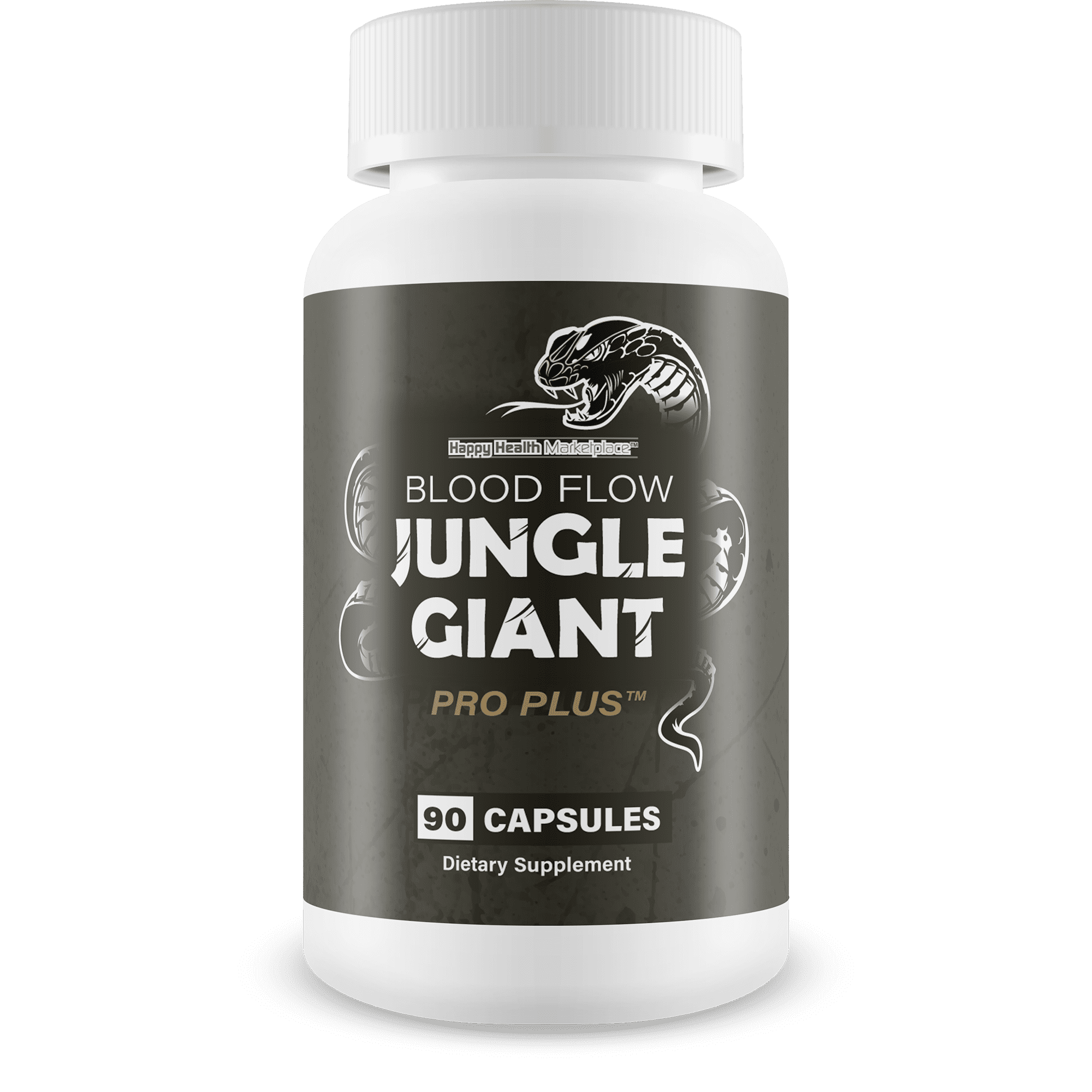 Blood Flow Jungle Giant Pro Plus - Improved Formula - Our Best Blood Flow Vasodilator Supplements for Men - Healthy Pressure Supplement - Natural Circulation Supplements - Male Circulation Supplement