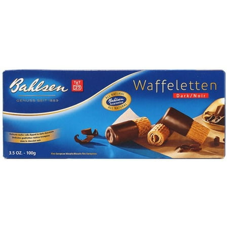 Bahlsen Wafers - (3 Pack) Bahlsen Waffeletten Cookie Rolls Dark Chocolate 3.5 oz