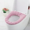 thumbnail image 6 of jiaroswwei Toilet Seat Cover Winter Soft Warm Acrylic Fiber Closestool Mat Toilet Lid Cover for Home, 6 of 8
