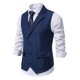 thumbnail image 2 of Mens Suit Vest Single Breasted Designer Sleeveless Formal Coat Top Dress Tuxedo, 2 of 8