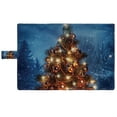 thumbnail image 3 of PKQWTM Christmas Tree with Lights in Winter Happy New Year Book Cover Book Protector Book Sleeve Book Pouch Book Bag 6x9 inch, 3 of 4