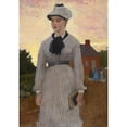 thumbnail image 2 of Winslow Homer 11x14 Black Ornate Wood Framed Double Matted Museum Art Print Titled: The Red School House (1873), 2 of 5