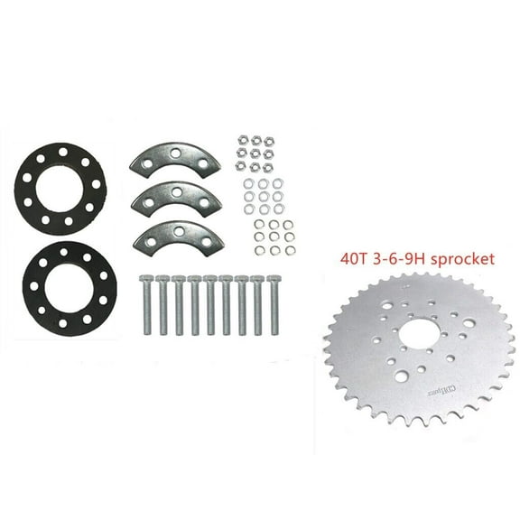 DONSP1986 40T 369 Holes Sprocke & Installation Set-2 Stroke Motorized Gas Bicycle