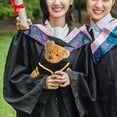 thumbnail image 2 of MOVTOTOP Handmade Plush Bear Graduation Outfit Set With Cap Shawl And Scroll Stuffed Animals Graduation Costume For Graduation Celebrations, 2 of 5