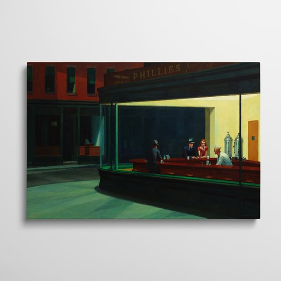 Canvas Gallery Wrap - Nighthawks, 1942