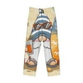 thumbnail image 4 of Xecao Hello Summer Cute Gnome Men's Straight Lounge Pajama Pants: The Ultimate in Comfortable Sleepwear, 4 of 9