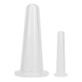 thumbnail image 1 of Ventosa Silicona para Masaje Brazos Cara Pierna Brazo Blanco 2 Uds., 1 of 8