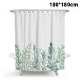 thumbnail image 1 of Shower Curtains Anti-mold, Anti-bacterial, Washable Bathtub Curtain Polyester Fabric with 12 Shower Curtain Rings, 1 of 9