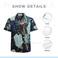 thumbnail image 7 of High Quality Hawaiian Shirts for Men Short Sleeve Aloha Beach Shirt Floral Summer Casual Button Down Shirts Blouses GRPS5S, 7 of 7