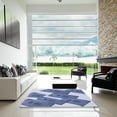 thumbnail image 6 of Ahgly Company Indoor Square Patterned Azure Blue Area Rugs, 5' Square, 6 of 6