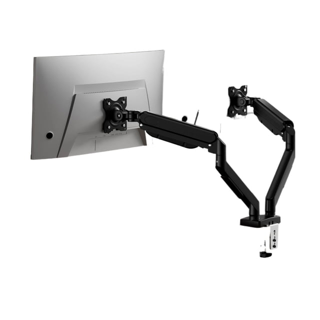 Support Double pour Moniteurs 1332, Support Ajustable, avec Pivotement à 180°, Inclinaison, Rotation à 360°, Ajustable