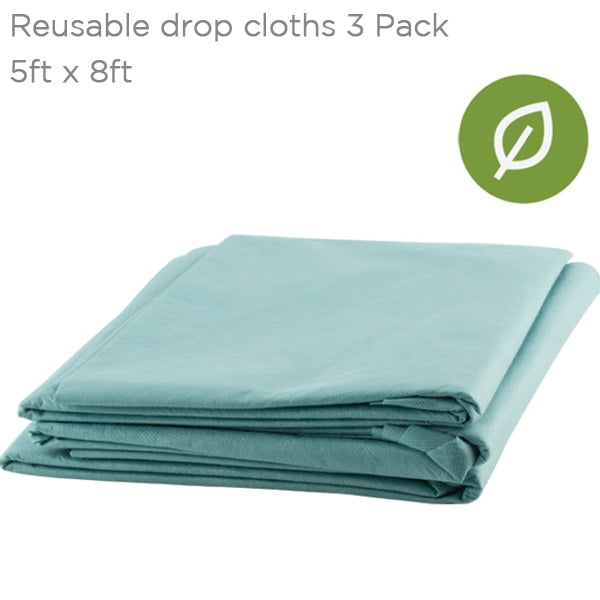 Reuseable Painting Drop Cloth 3Pack 5' x 8'