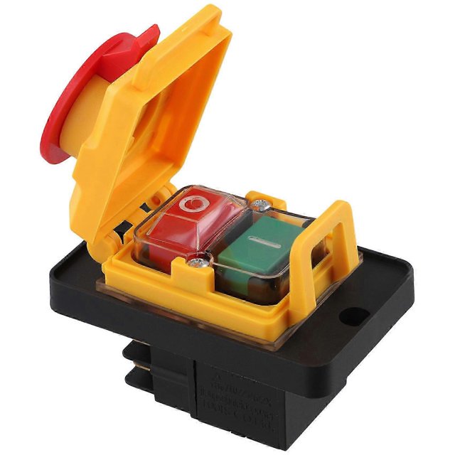 Electromagnetic Switch Magnetic Button Switch KJD12 16A 250V Power Tool Undervoltage Overload Protection Switch