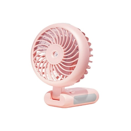 

Portable Personal Fan Foldable Mini Hand Held Fan Quiet Powerful Wind Handheld Fan for Tabletop Dorm Hiking Stylish Girl Women Men Pink