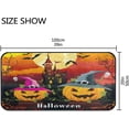 thumbnail image 3 of GZHJMY Funny Halloween Pumpkin Kitchen Rugs, 39"x20",Non Slip Washable Cushioned Carpets Polyester AntiFatigue Comfort Porch Floor Mat Doormat Halloween Decoration, 3 of 7