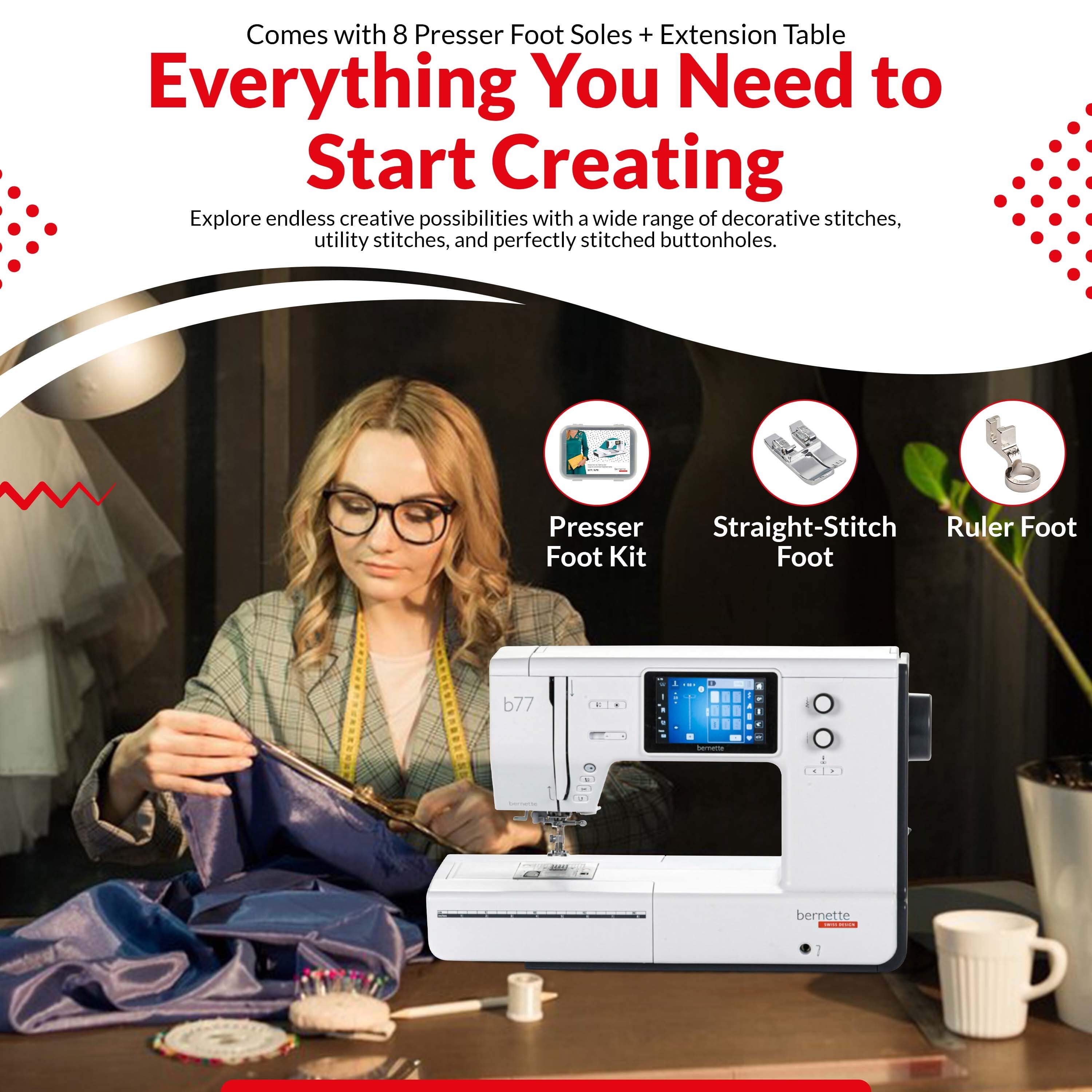 Bernina Bernette b77 Computerized Sewing Machine